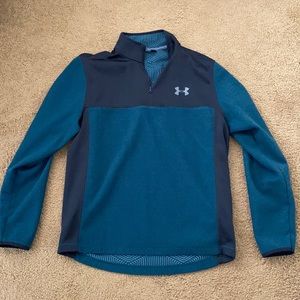 Warm green under armor 1/4 zip
